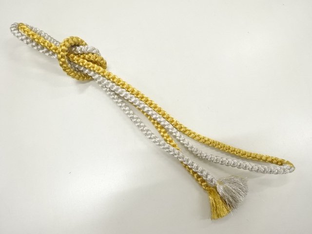JAPANESE KIMONO / HAND-TIED OBIJIME